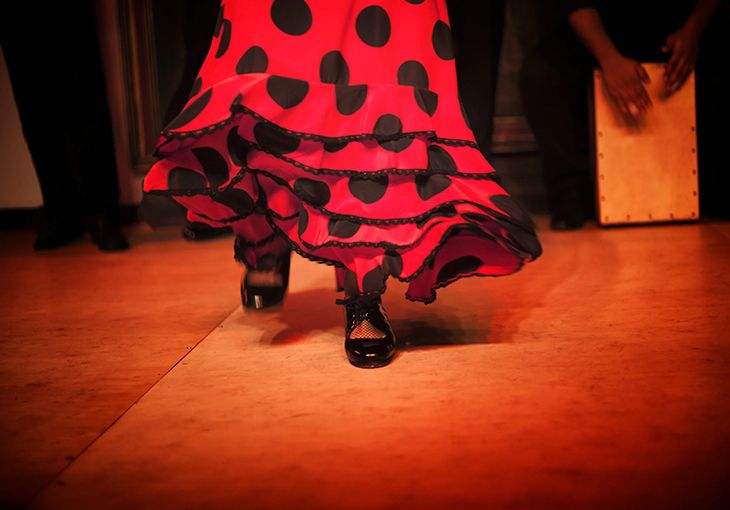 Main image from article Fancy Flamenco Footwork: rhythm and strength on the flamenco stage